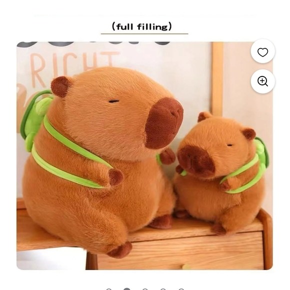 Capybara Plush Toy - Picture 2 of 6